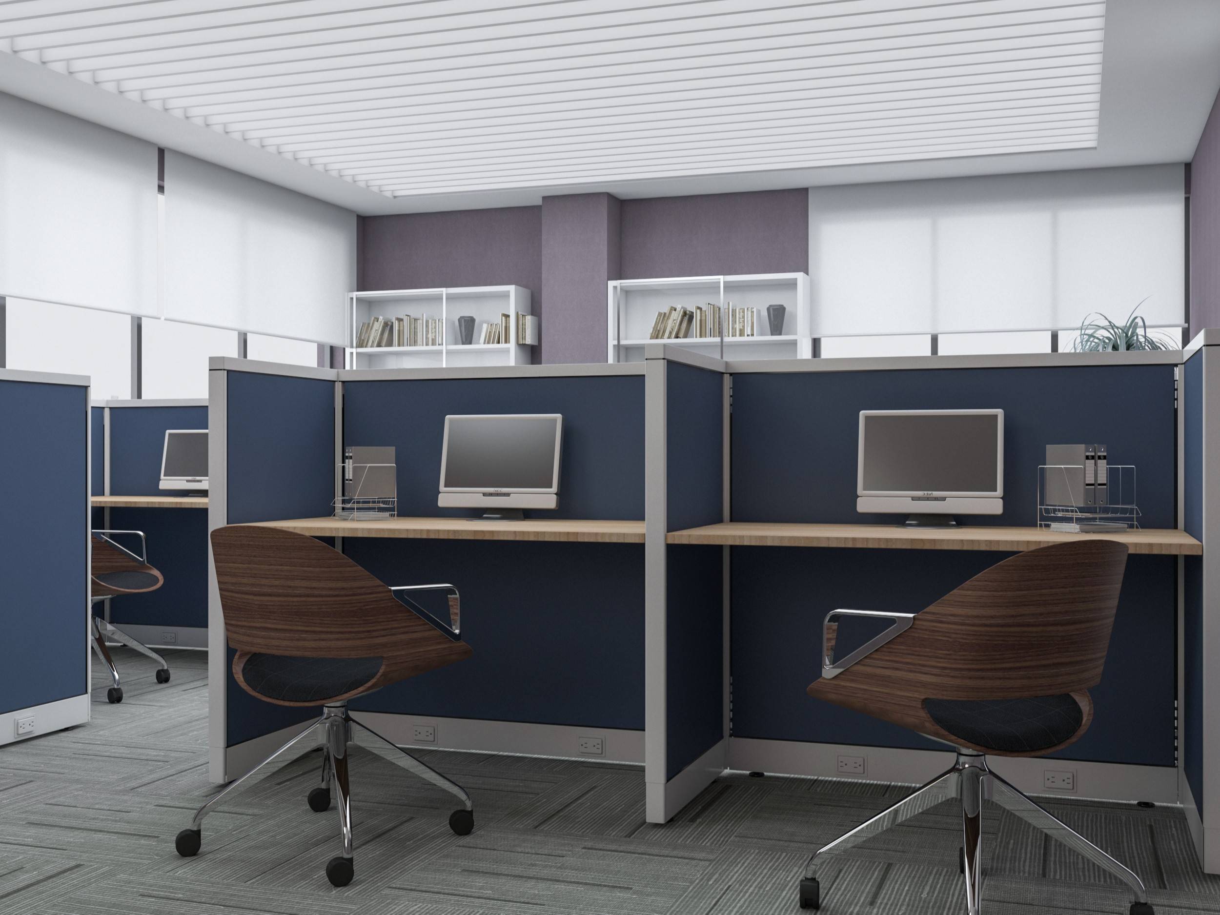 員工辦公桌擺放大有講究